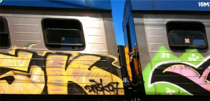 Train in Muizenberg.