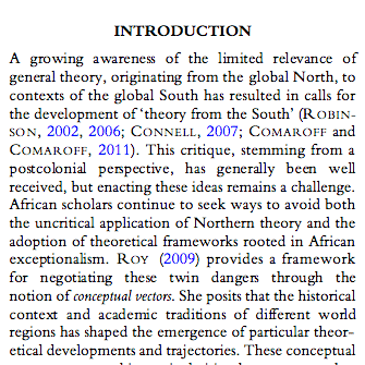 Conceptual vectors of African Urbanism: ‘Engaged Theory-Making’ and ‘Platforms of Engagement’