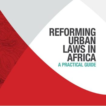 International award for ground-breaking urban law reform guide