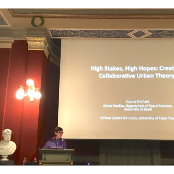 Prof Sophie Oldfield gives inaugural lecture at University of Basel