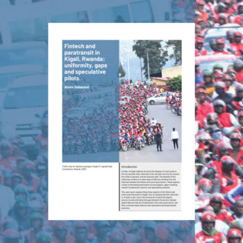 Case Report: Fintech and paratransit in Kigali, Rwanda: uniformity, gaps and speculative pilots