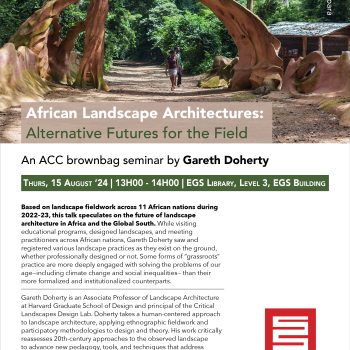 Brownbag seminar: African Landscape Architectures_Alternative futures for the field